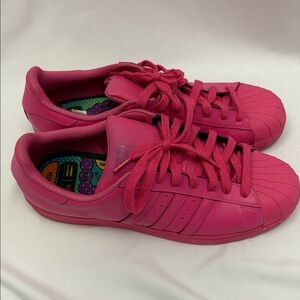 Adidas Superstar Pharrell Williams Pink Mens Size 12 Shoes Originals